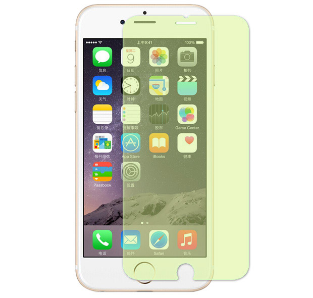 iPhone6荧光钢化玻璃膜